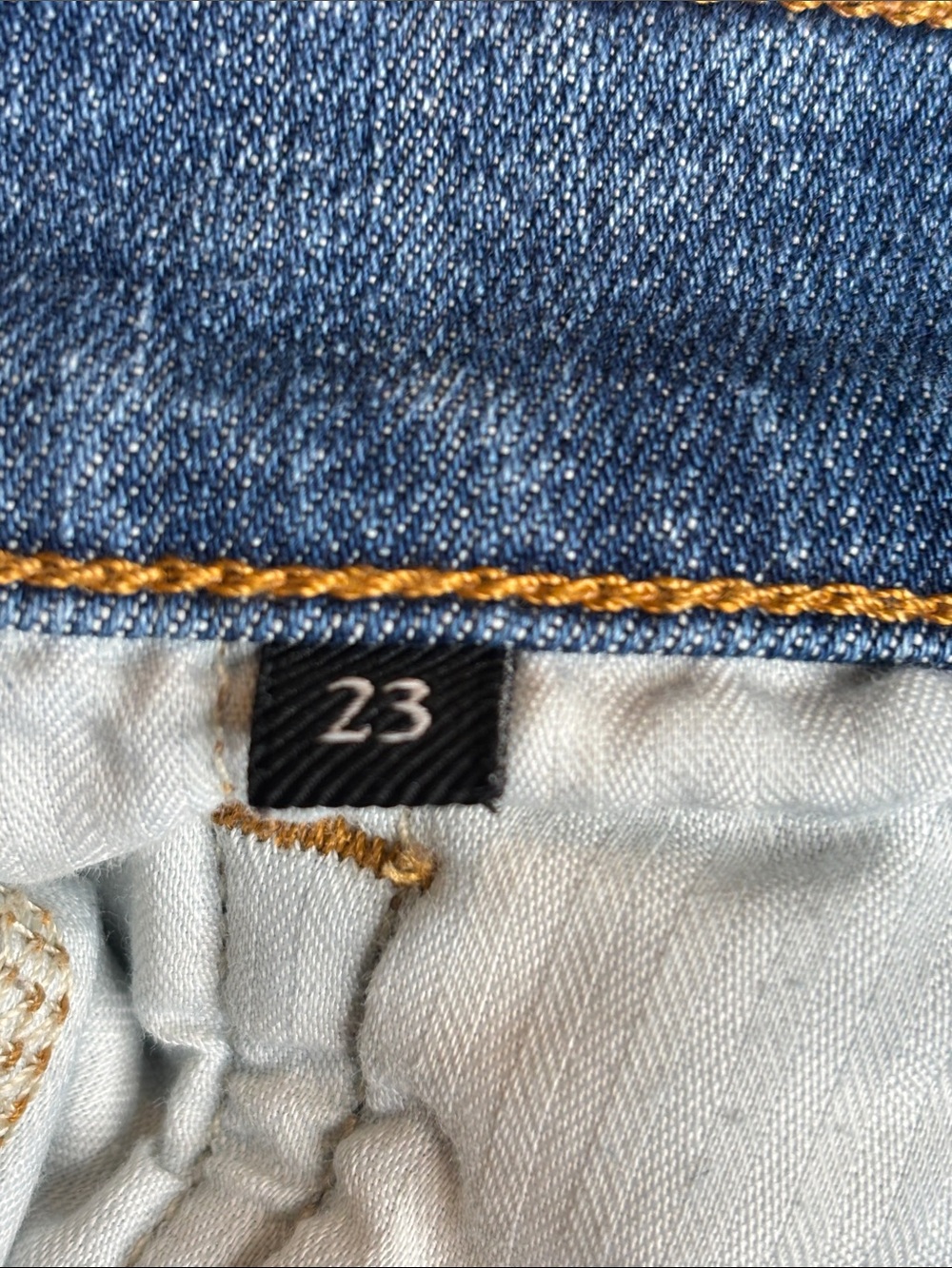 💙 7 For All Mankind High RIse Ankle Skinny Jeans Women’s 23 Distressed 💙 - Picture 9 of 14